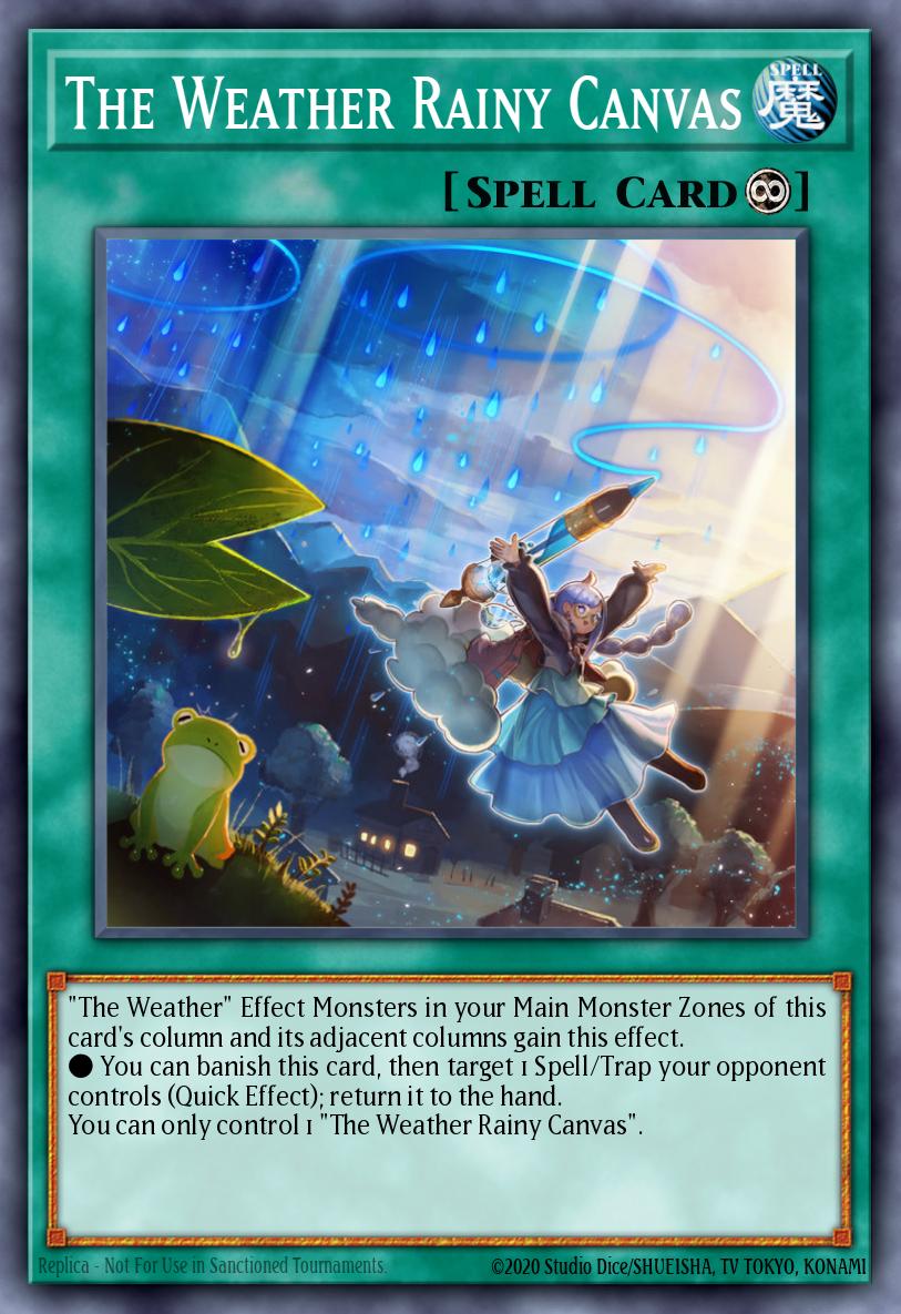 The Weather Rainy Canvas